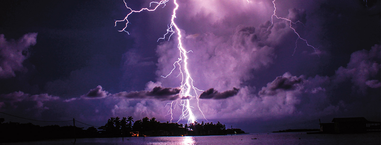 Image of a lightning storm