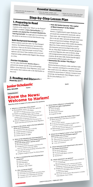 lesson plan and worksheet