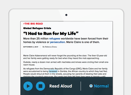 A Junior Scholastic read-aloud